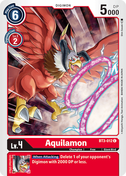 Aquilamon [BT3-012] [Release Special Booster Ver.1.5] | Clutch Gaming