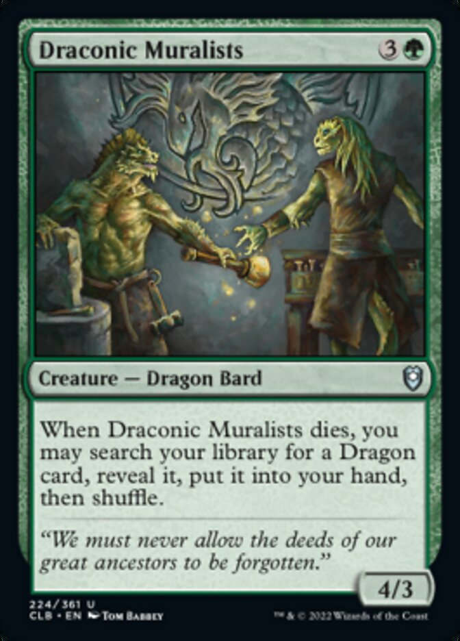 Draconic Muralists [Commander Legends: Battle for Baldur's Gate] | Clutch Gaming