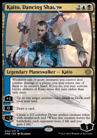 Kaito, Dancing Shadow (Promo Pack) [Phyrexia: All Will Be One Promos] | Clutch Gaming