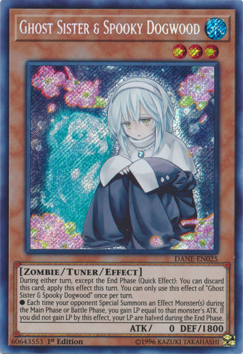 Ghost Sister & Spooky Dogwood [DANE-EN025] Secret Rare | Clutch Gaming