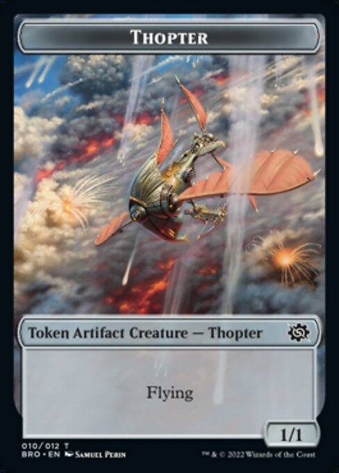 Powerstone // Thopter Double-Sided Token [The Brothers' War Tokens] | Clutch Gaming