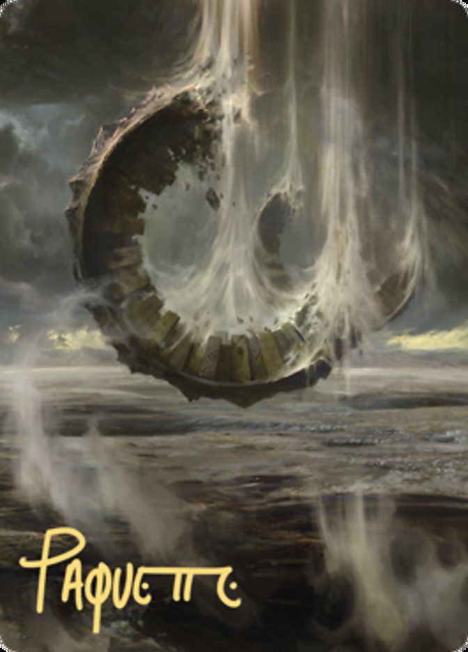 Wasteland Art Card (Gold-Stamped Signature) [Zendikar Rising Art Series] | Clutch Gaming