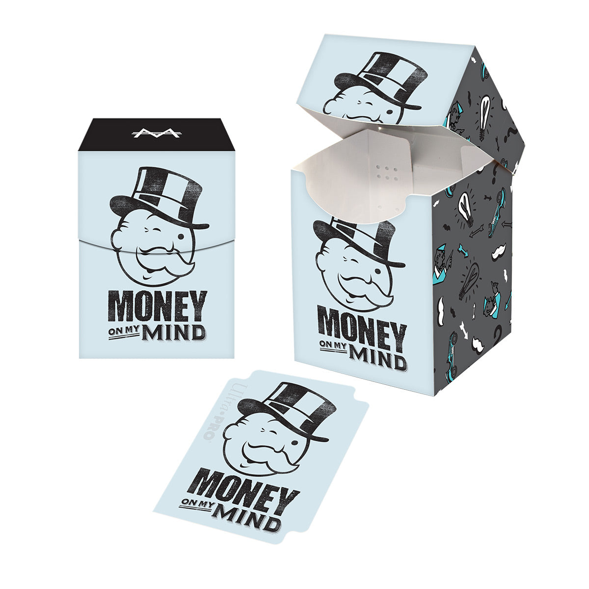 Ultra PRO: Deck Box - PRO 100+ (Monopoly - Money On My Mind) | Clutch Gaming