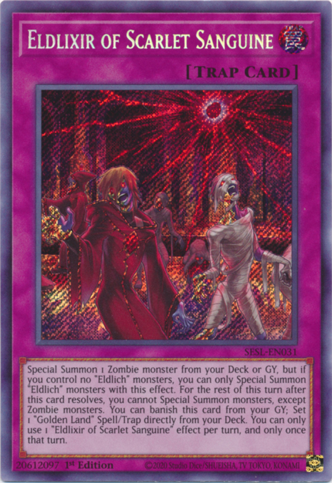 Eldlixir of Scarlet Sanguine [SESL-EN031] Secret Rare | Clutch Gaming