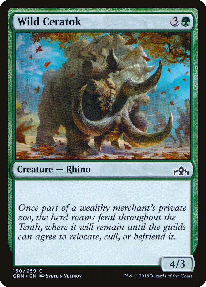 Wild Ceratok [Guilds of Ravnica] | Clutch Gaming