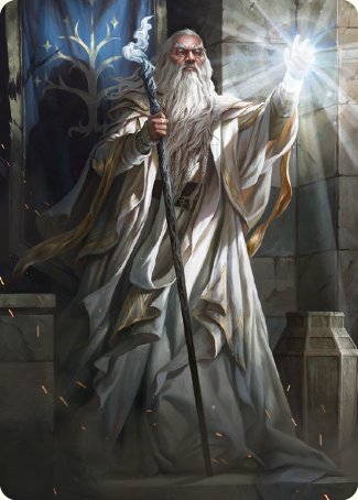 Gandalf the White Art Card [The Lord of the Rings: Tales of Middle-earth Art Series] | Clutch Gaming