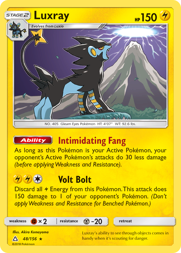 Luxray (48/156) [Sun & Moon: Ultra Prism] | Clutch Gaming