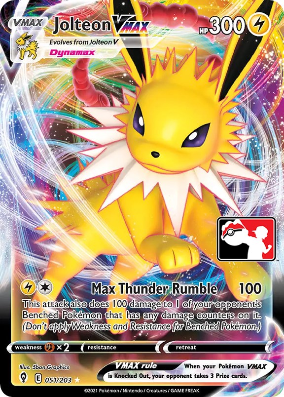 Jolteon VMAX (051/203) [Prize Pack Series One] | Clutch Gaming