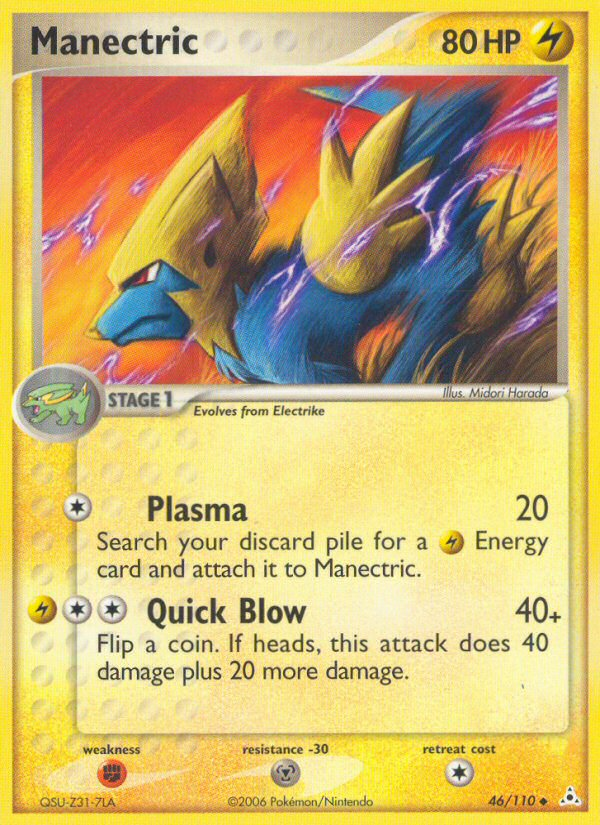 Manectric (46/110) [EX: Holon Phantoms] | Clutch Gaming