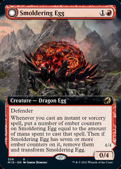 Smoldering Egg // Ashmouth Dragon (Extended Art) [Innistrad: Midnight Hunt] | Clutch Gaming