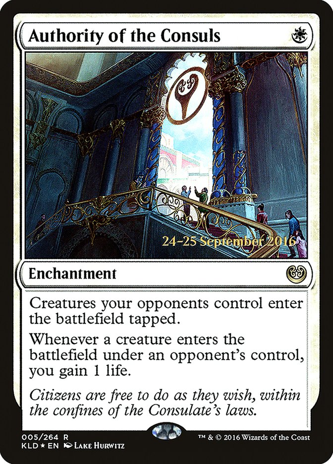 Authority of the Consuls [Kaladesh Prerelease Promos] | Clutch Gaming