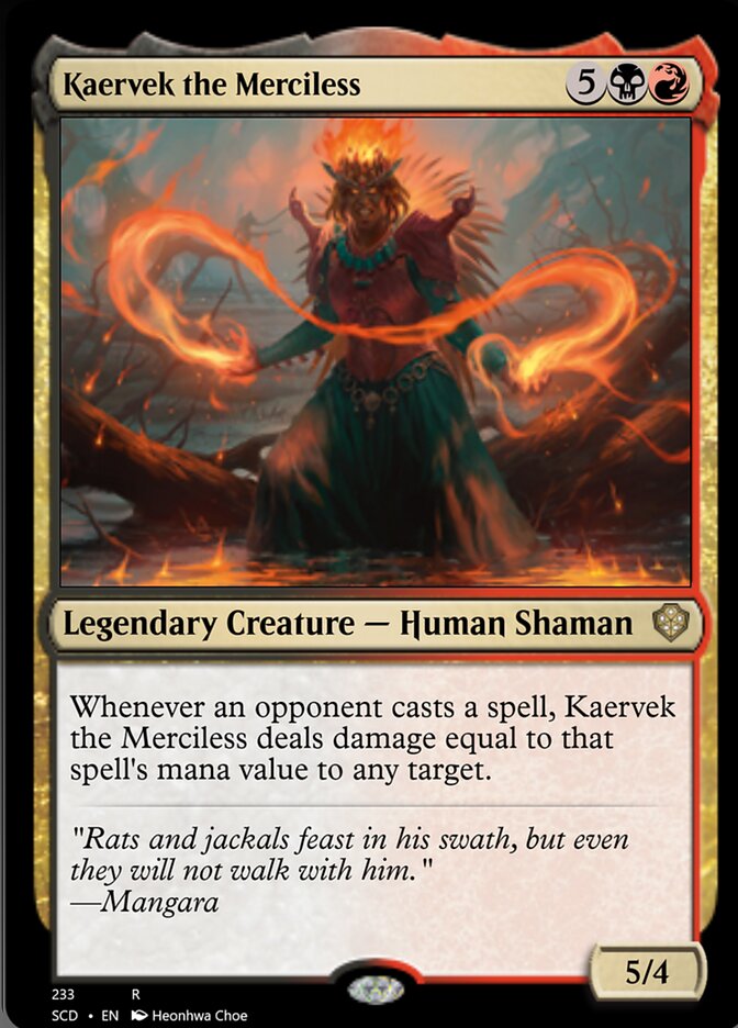 Kaervek the Merciless [Starter Commander Decks] | Clutch Gaming