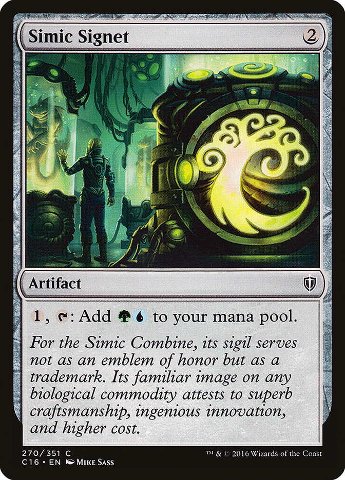 Simic Signet [Commander 2016] | Clutch Gaming