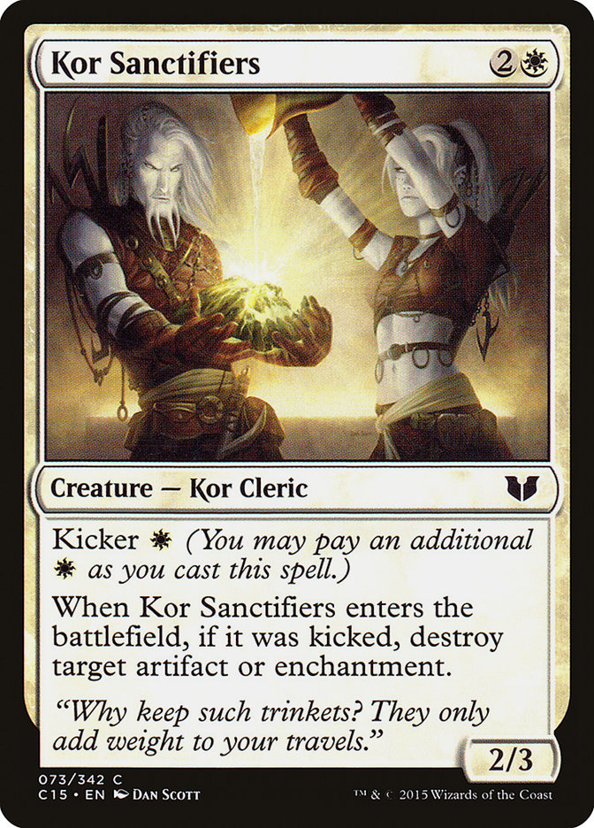 Kor Sanctifiers [Commander 2015] | Clutch Gaming