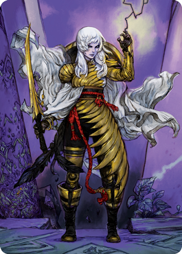 The Wandering Emperor 1 Art Card [Kamigawa: Neon Dynasty Art Series] | Clutch Gaming