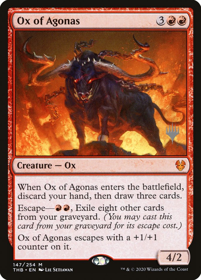 Ox of Agonas (Promo Pack) [Theros Beyond Death Promos] | Clutch Gaming