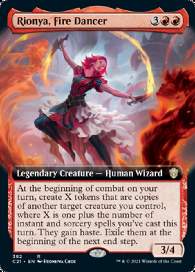 Rionya, Fire Dancer (Extended Art) [Commander 2021] | Clutch Gaming