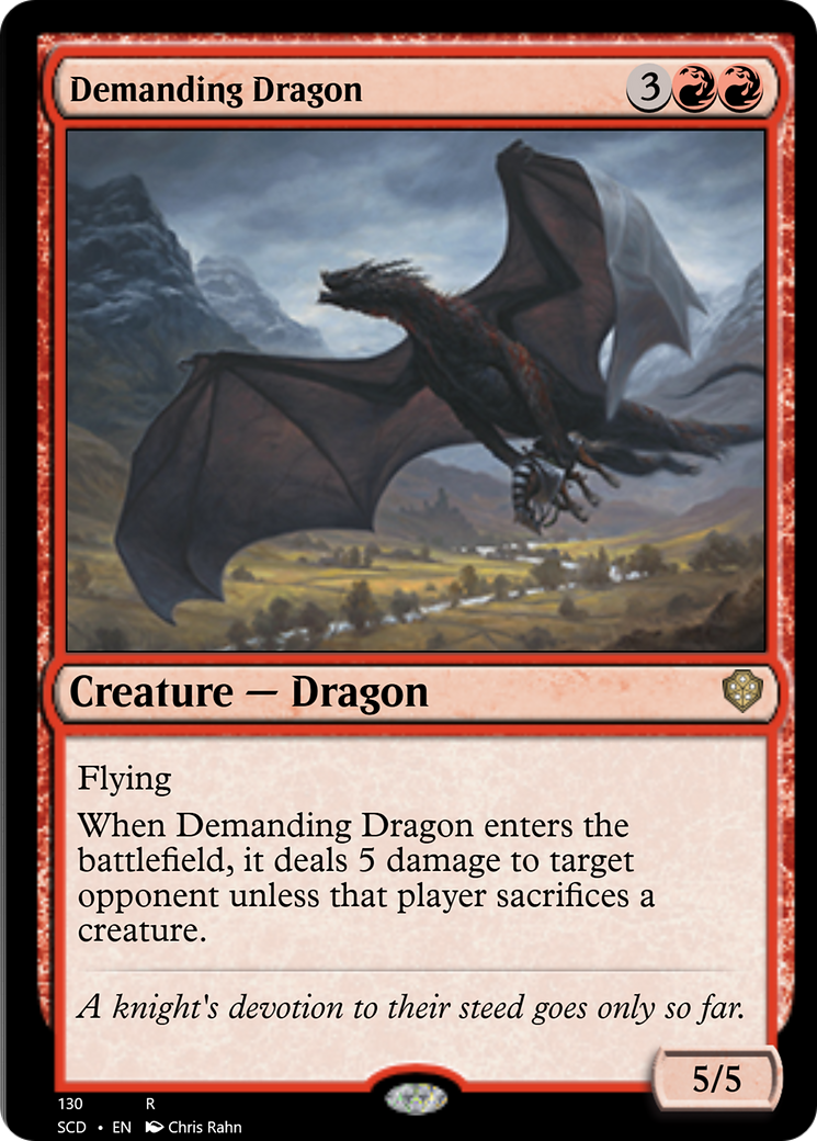 Demanding Dragon [Starter Commander Decks] | Clutch Gaming