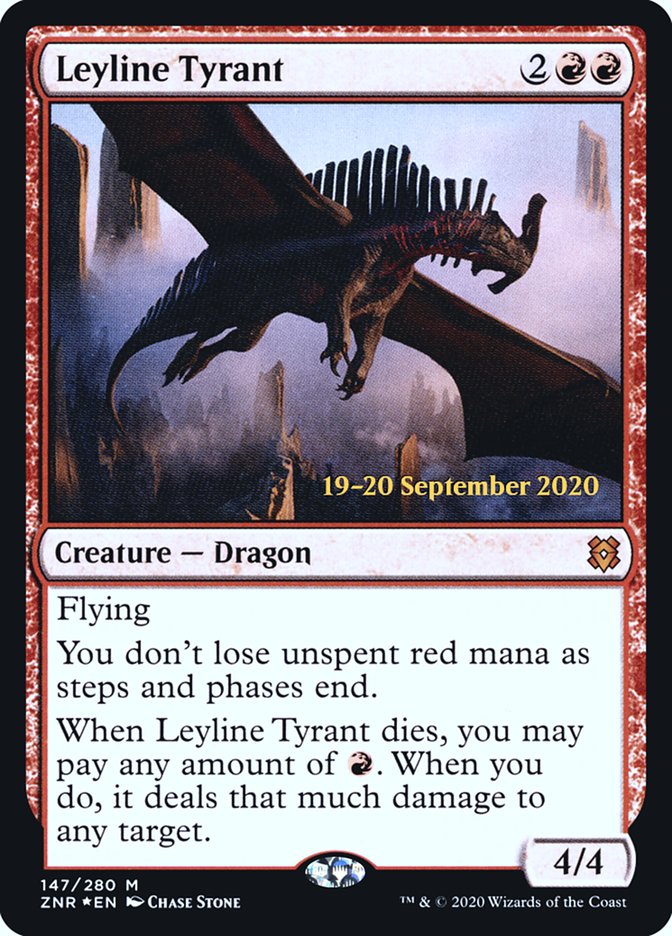 Leyline Tyrant [Zendikar Rising Prerelease Promos] | Clutch Gaming