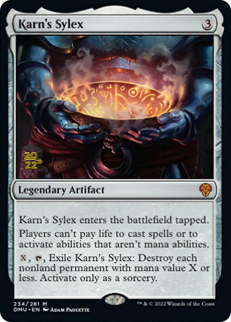 Karn's Sylex [Dominaria United Prerelease Promos] | Clutch Gaming