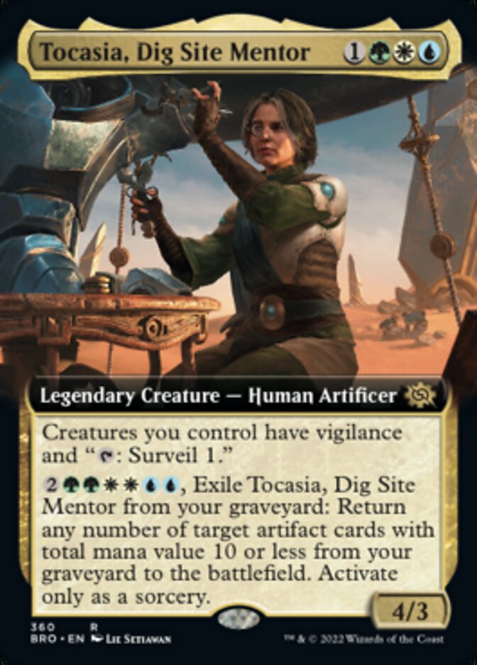 Tocasia, Dig Site Mentor (Extended Art) [The Brothers' War] | Clutch Gaming