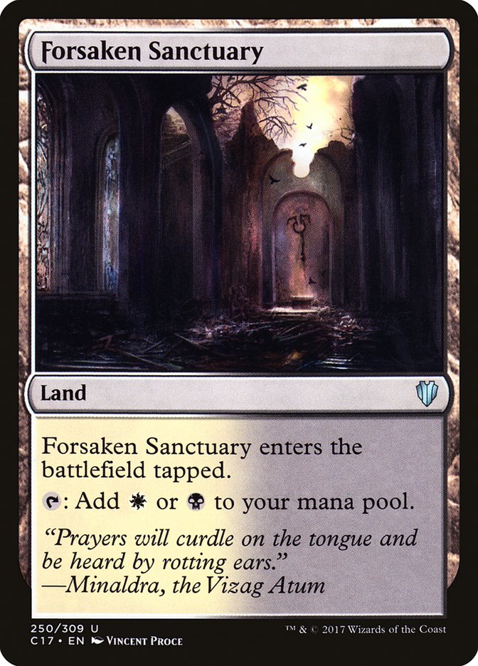 Forsaken Sanctuary [Commander 2017] | Clutch Gaming