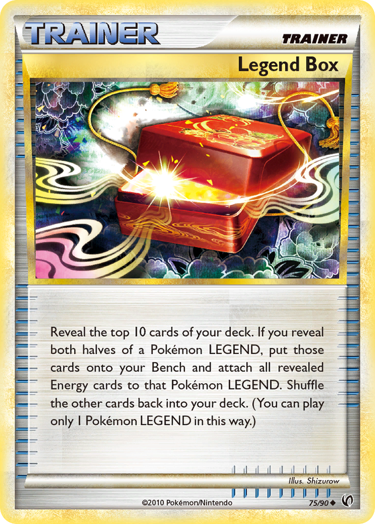 Legend Box (75/90) [HeartGold & SoulSilver: Undaunted] | Clutch Gaming