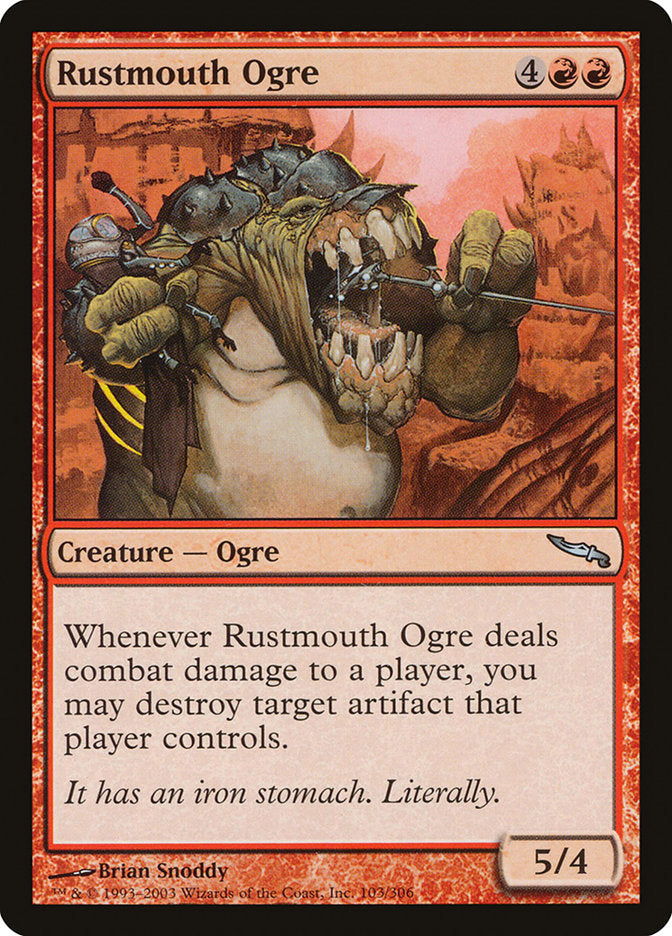 Rustmouth Ogre [Mirrodin] | Clutch Gaming