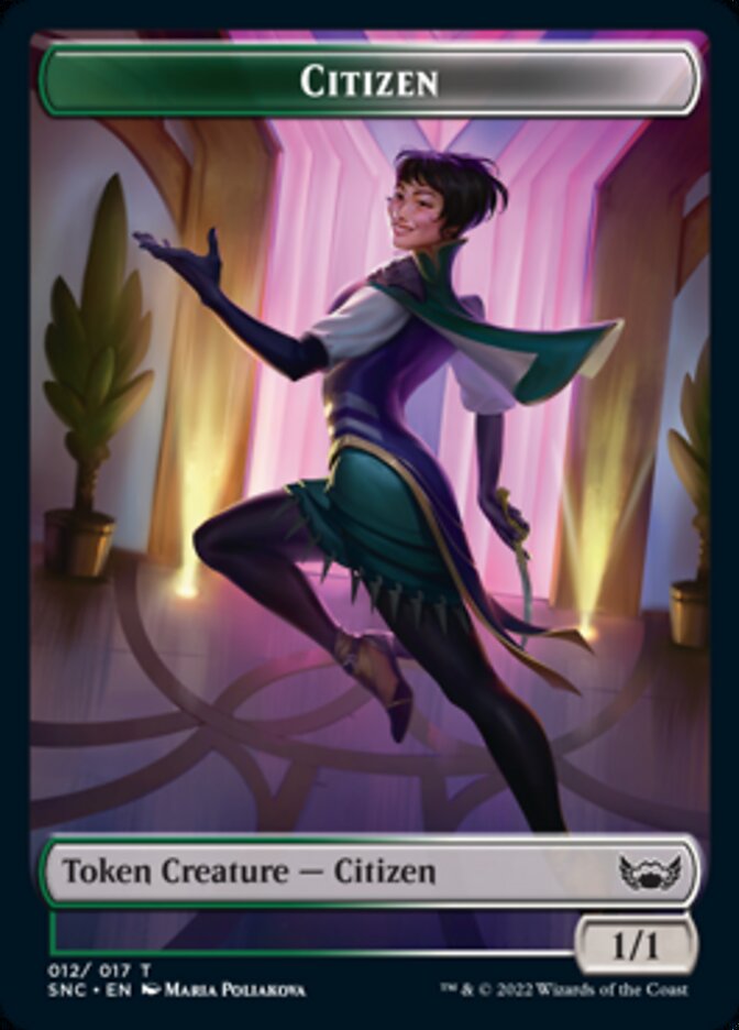 Food // Citizen Double-Sided Token [Streets of New Capenna Commander Tokens] | Clutch Gaming