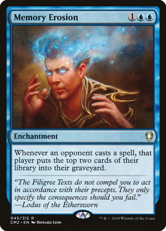 Memory Erosion [Commander Anthology Volume II] | Clutch Gaming