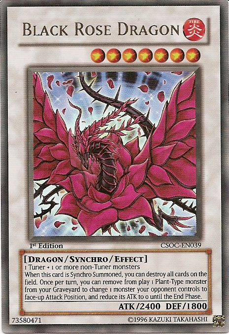 Black Rose Dragon [CSOC-EN039] Ultra Rare | Clutch Gaming