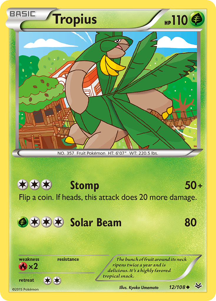 Tropius (12/108) [XY: Roaring Skies] | Clutch Gaming