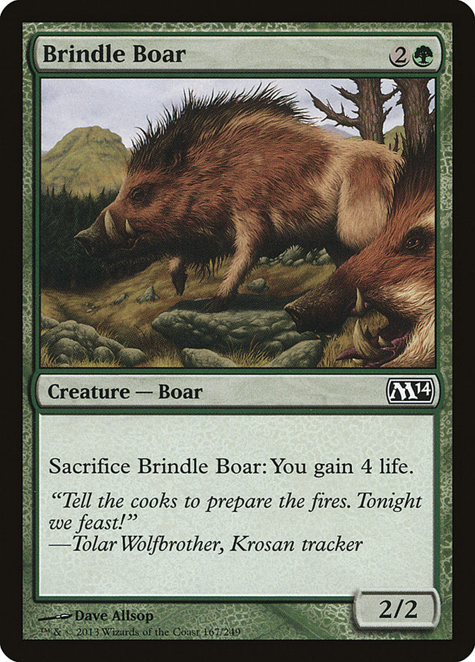 Brindle Boar [Magic 2014] | Clutch Gaming