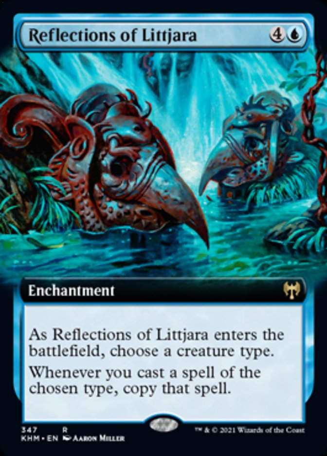 Reflections of Littjara (Extended Art) [Kaldheim] | Clutch Gaming