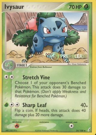 Ivysaur (35/100) (Prerelease Promo) [Nintendo: Black Star Promos] | Clutch Gaming