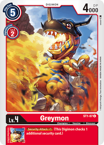 Greymon [ST1-07] [Starter Deck: Gaia Red] | Clutch Gaming