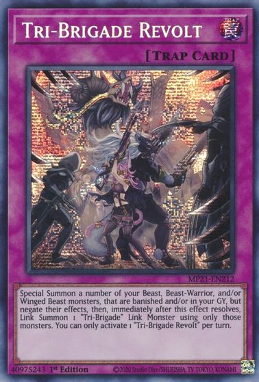 Tri-Brigade Revolt [MP21-EN212] Prismatic Secret Rare | Clutch Gaming