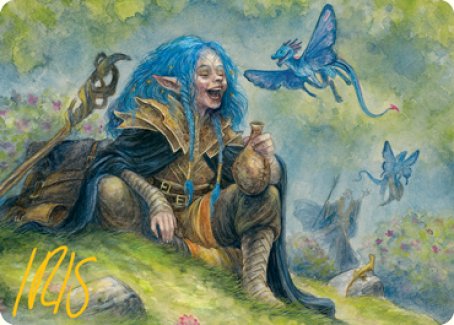 Feywild Trickster Art Card (Gold-Stamped Signature) [Dungeons & Dragons: Adventures in the Forgotten Realms Art Series] | Clutch Gaming