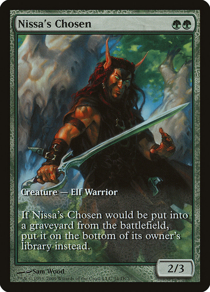 Nissa's Chosen (Game Day) (Extended Art) [Zendikar Promos] | Clutch Gaming