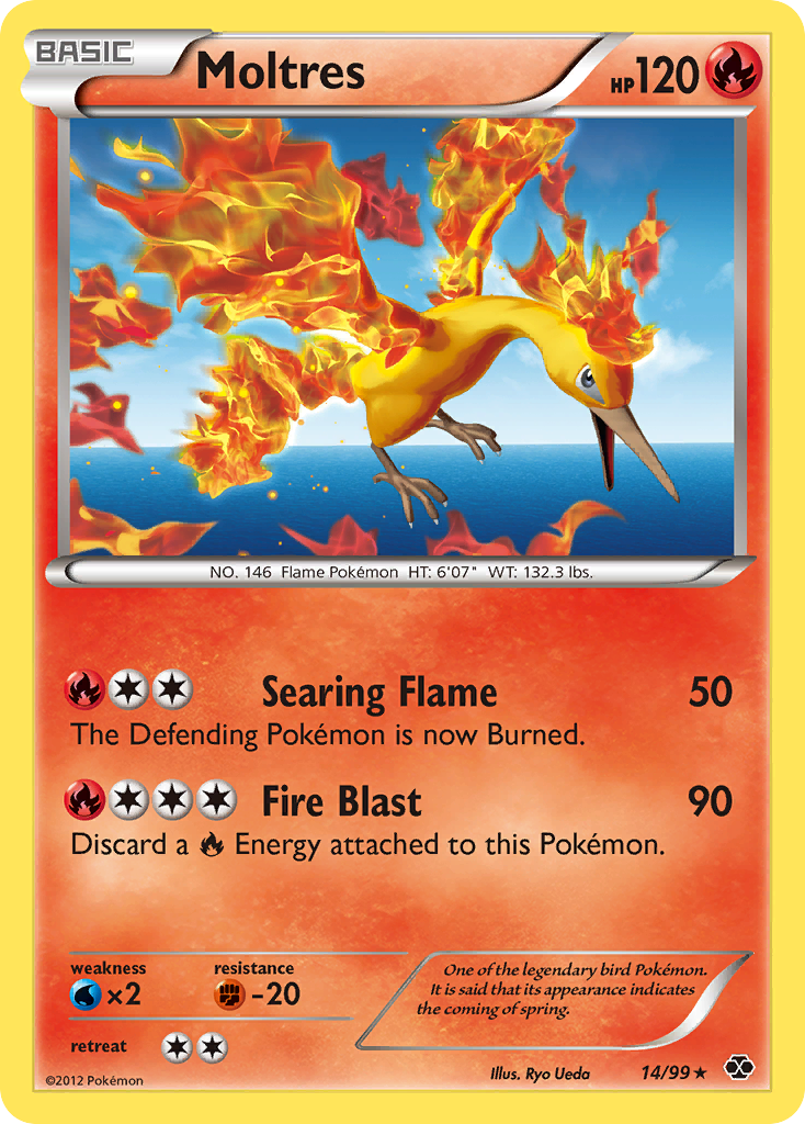 Moltres (14/99) [Black & White: Next Destinies] | Clutch Gaming