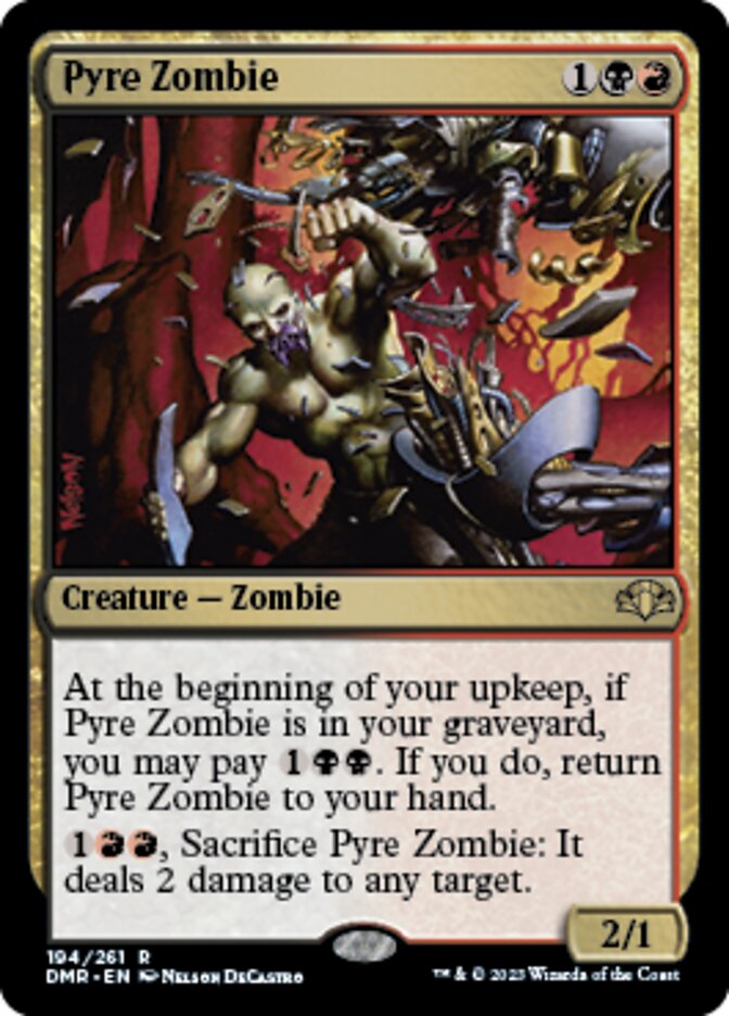 Pyre Zombie [Dominaria Remastered] | Clutch Gaming