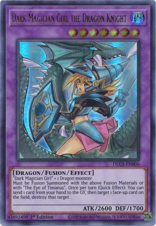 Dark Magician Girl the Dragon Knight (Alternate Art) (Purple) [DLCS-EN006] Ultra Rare | Clutch Gaming