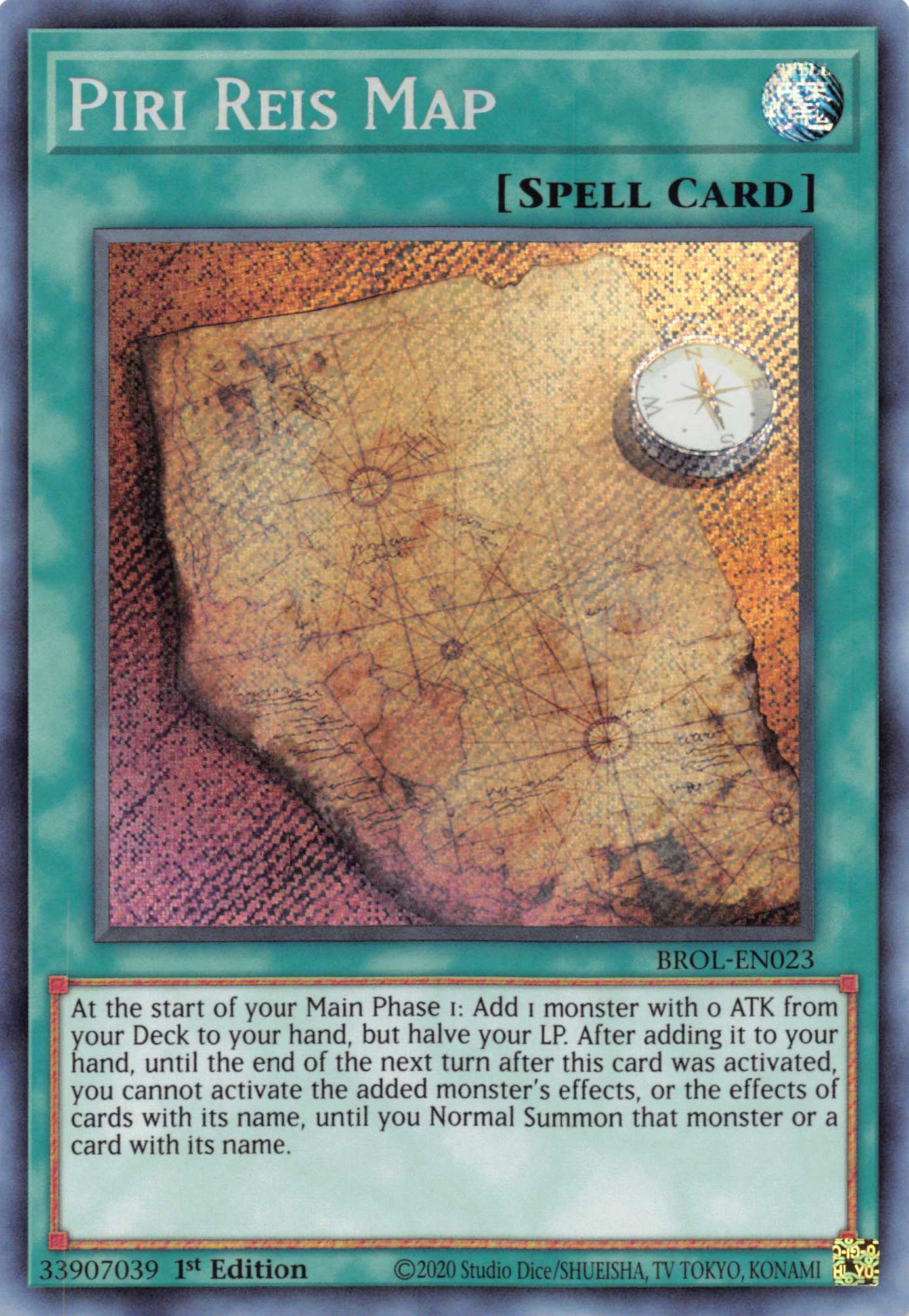 Piri Reis Map [BROL-EN023] Secret Rare | Clutch Gaming