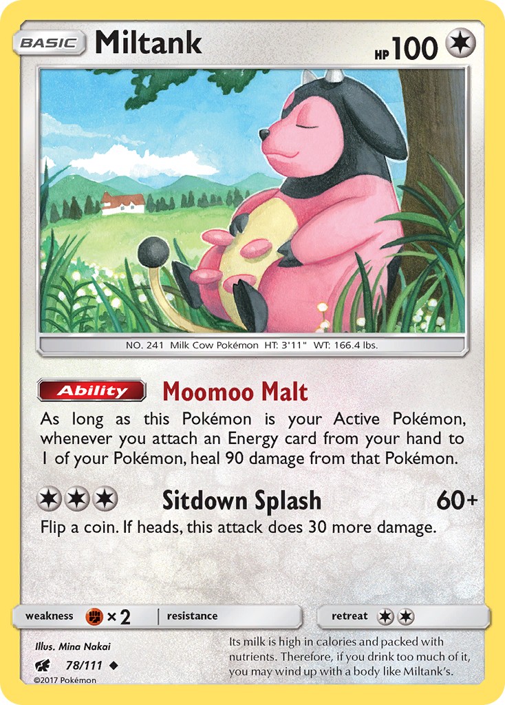 Miltank (78/111) [Sun & Moon: Crimson Invasion] | Clutch Gaming