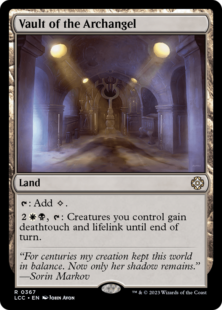 Vault of the Archangel [The Lost Caverns of Ixalan Commander] | Clutch Gaming