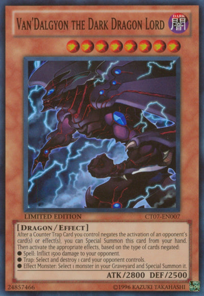 Van'Dalgyon The Dark Dragon Lord [CT07-EN007] Super Rare | Clutch Gaming