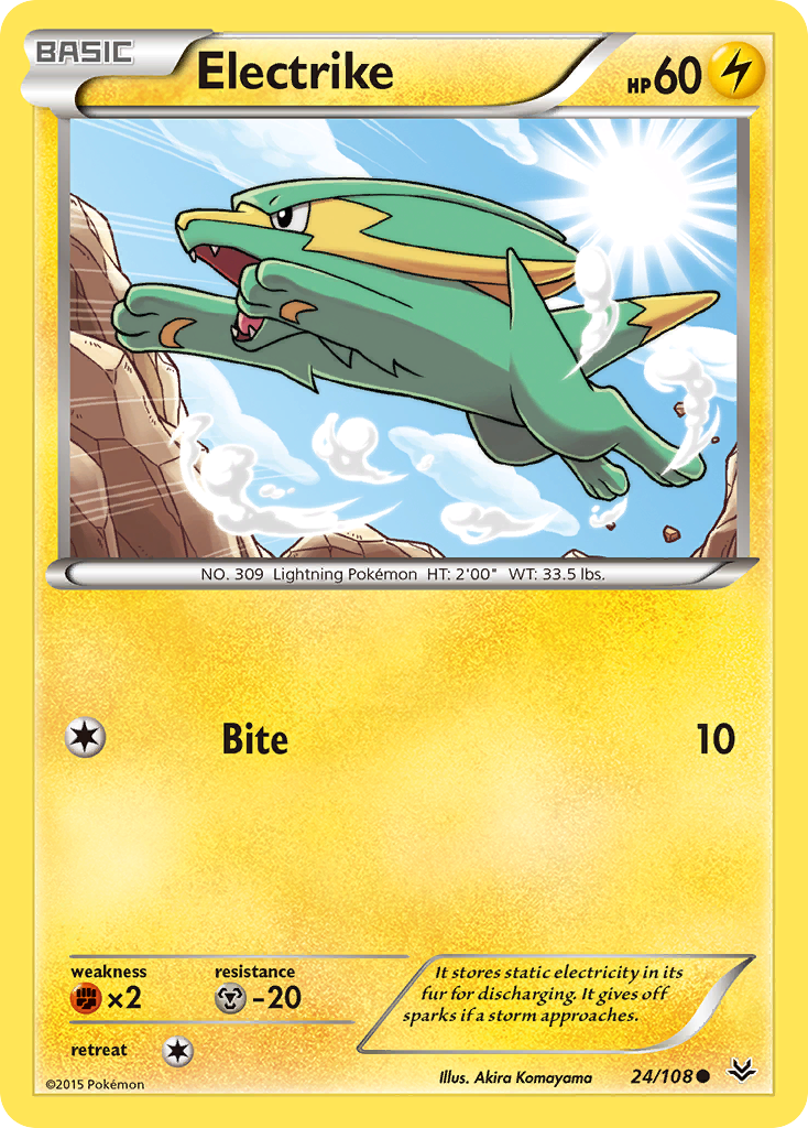 Electrike (24/108) [XY: Roaring Skies] | Clutch Gaming