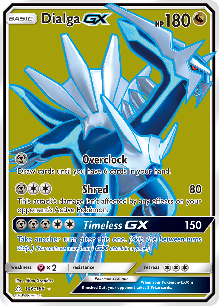 Dialga GX (146/156) [Sun & Moon: Ultra Prism] | Clutch Gaming