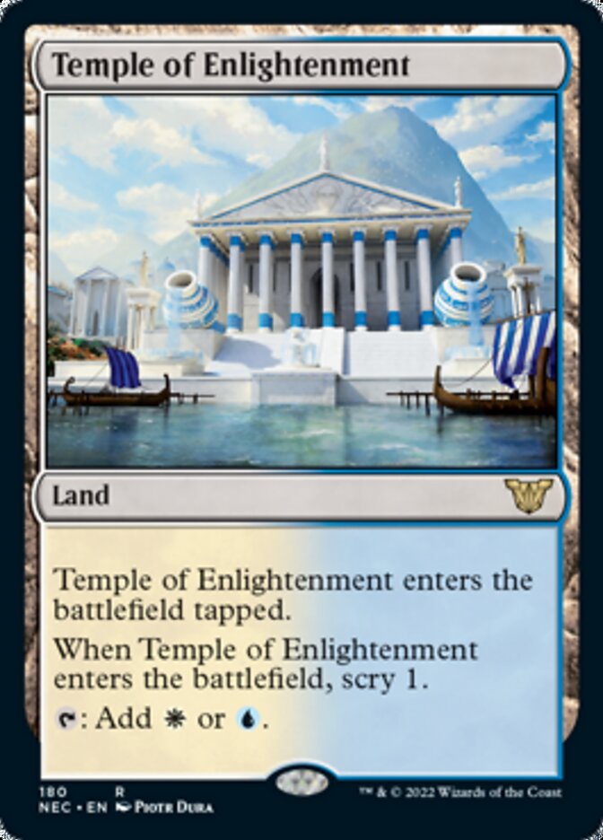 Temple of Enlightenment [Kamigawa: Neon Dynasty Commander] | Clutch Gaming