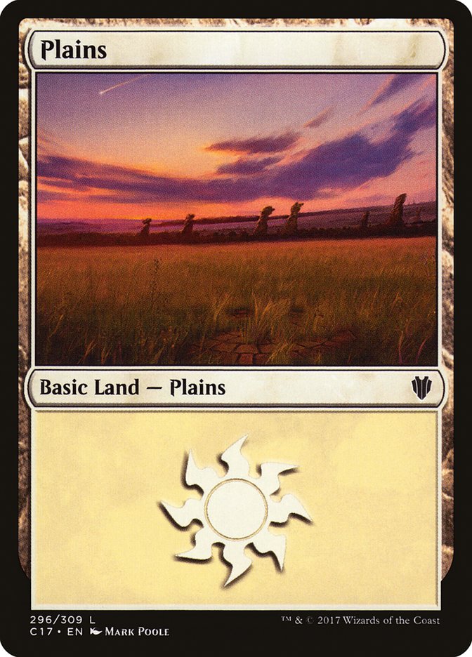 Plains (296) [Commander 2017] | Clutch Gaming